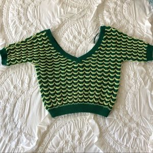 NWT ZARA KNIT CROP TOP
